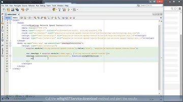 AngularJS Network Speed Tester - The Data Service
