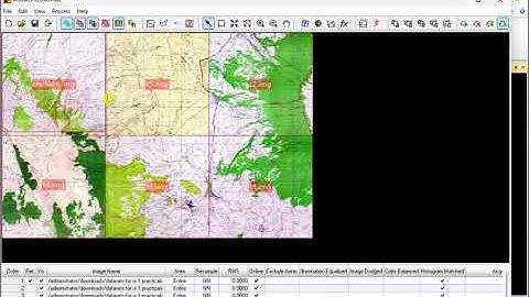 HOW TO MAKE COLOUR CORRECTION IN ERDAS IMAGINE 2015/ USE HISTOGRAM MATCHING/ MOSAIC TOPOS IN ERDAS
