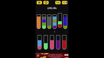 Water Sort Puzzle Level 854