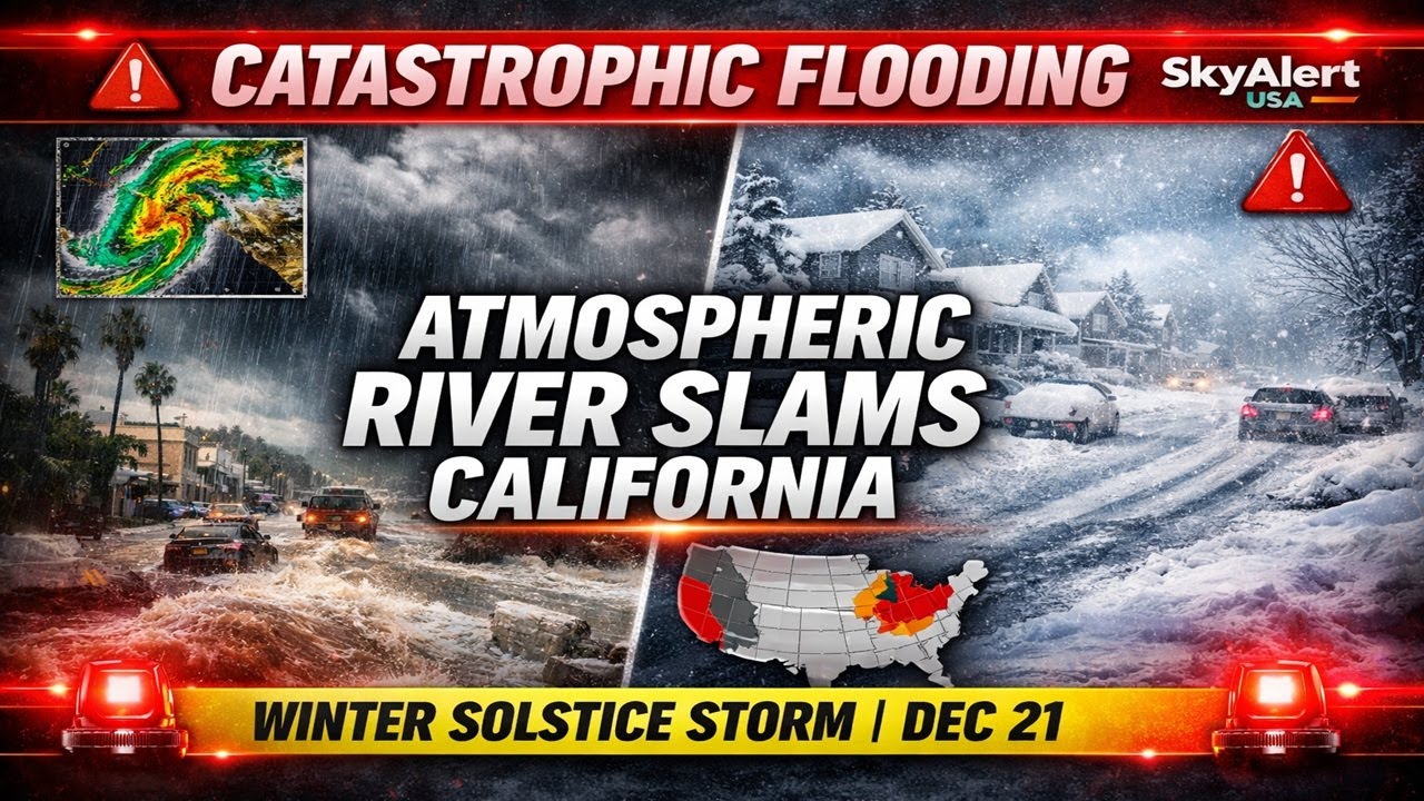 MAJOR WEATHER ALERT: Atmospheric River Threatens California - Winter ...