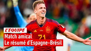 Match amical - L’Espagne et le Brésil se neutralisent au terme d’un match fou