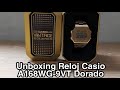 Unboxing reloj casio a168wg9vt doradooriginal en espaol