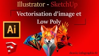 [Illustrator] Vectorisation d'image et Low Poly