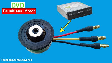 How to Run The Brushless DVD Motor | CD ROM Motor