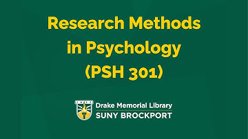 PSH301 Library Instruction Fall2023