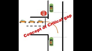 #traffic, #gap, #headway, Concept of Critical gap at Highways and Intersections