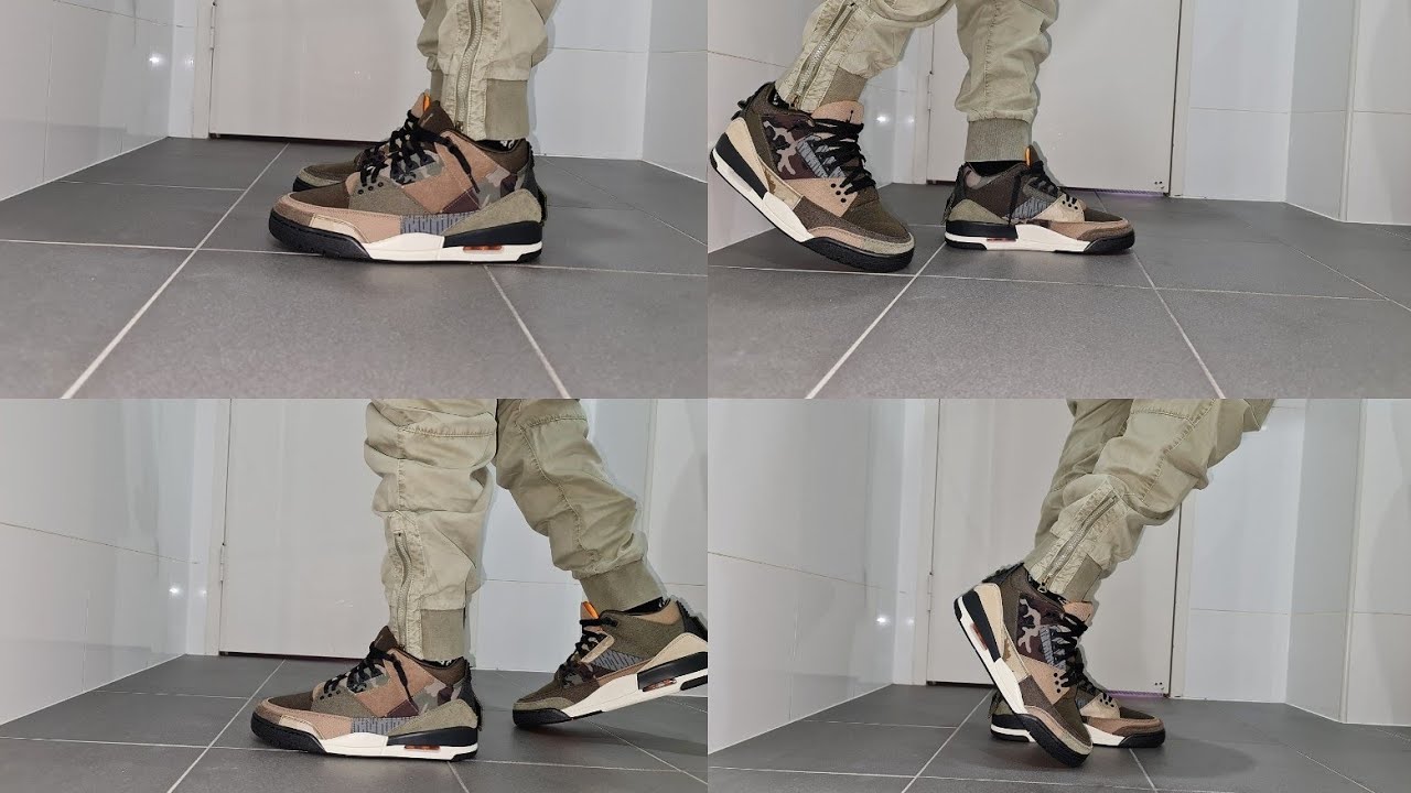 Nike Air Jordan 3 Retro SE, Dark Hazel/Multi-color-Multi Noisette Fonce, 10.5 JORDAN Air 3 Retro SE DO1830 200 - Shiekh main image 3