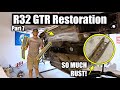 Horrible GTR Frame Rail Rust Restoration | R32 GTR Restoration Part 7