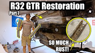 Horrible GTR Frame Rail Rust Restoration | R32 GTR Restoration Part 7