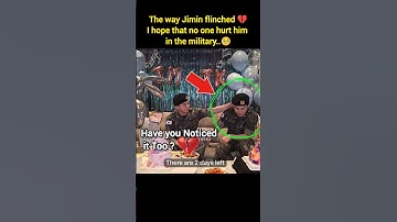 The way Jimin flinched.. I hope that no one hurt him in the military..💔🥺 #jimin #jungkook #fypviralシ