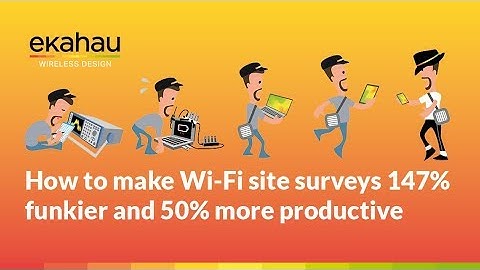 Ekahau Survey for iPhone  - NEW