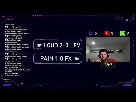 HOJE TEM CAOS NO CBLOL | LOUD x LEV + paiN x Fluxo REAÇÃO