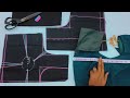 4 Tucks Blouse Cutting करने का सही तरीका/34"perfect 4 Tucks Blouse Cutting /Belt Blouse Ki Cutting