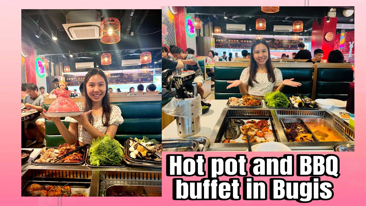 Hot Pot & BBQ in Bugis 🍲🍲 singapore foodie YouTube