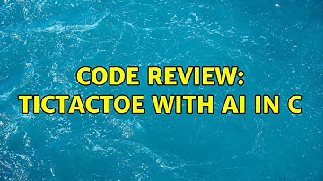 Code Review: TicTacToe with AI in C (2 Solutions!!)
