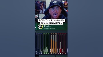 When your Irl Makes his First Build NBA 2K26 #nba2k26 #2k26 #nba2k #2kcommunity #2kcontent