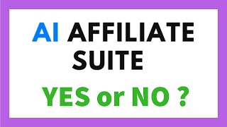 AI Affiliate Suite Review - Legit ChatGPT Sites?