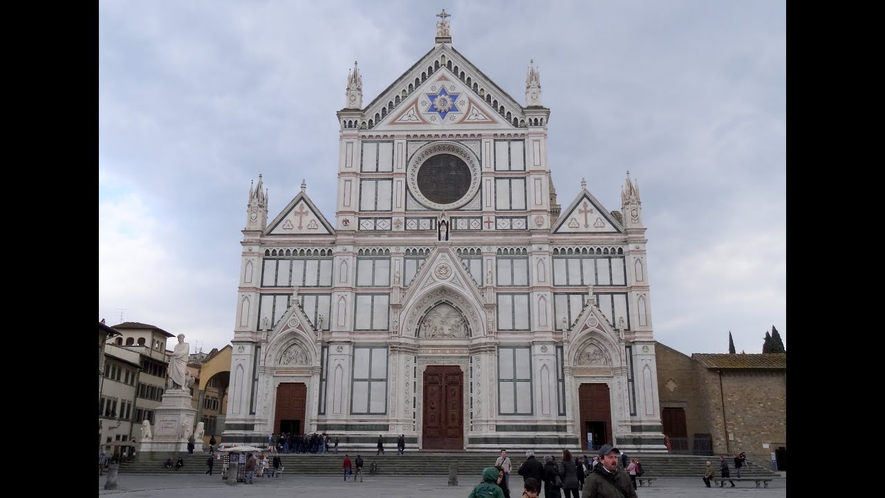 Basilica Of Santa Croce Florence Tuscany Italy Europe Youtube