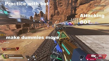 Apex Legends practice with bots (Season 8) | Make bots moving | Fight with bots | [HINDI]