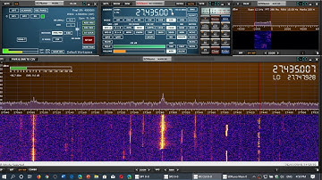 11 meter opening tuning around on SDRplay RSP1A Receiver and MLA 30 loop antenna