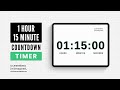 1 Hour 15 Minute Timer