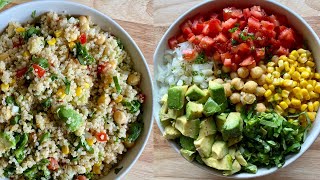 Quinoa Chickpea Salad | Protein-rich salad | Healthy salad from scratch| Simple & Tasty Quinoa salad