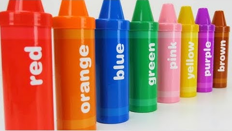 Best Learning Video for Toddlers | Learn Colors with Crayon Surprises | Pretend Play