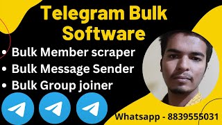 🔥 Telegram Member Joiner Software | Telegram Bulk message software | Telegram group scraper software screenshot 4