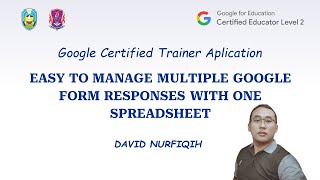 (DRAFT) Google Certified Trainer Application | David Nurfiqih