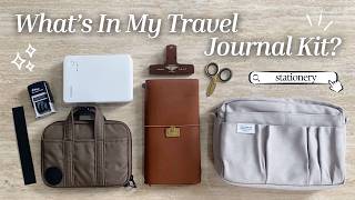What's In My Travel Journal Kit | Stationery Essentials (Delfonics, Hobonichi, Traveler's Notebook)