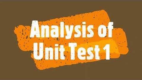 Analysis of Unit Test 1 of ME503(B) Dynamics of Machine, RGPV