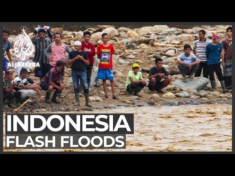 Indonesia flash floods: At least 60 people killed