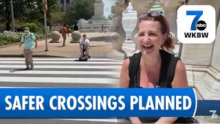 Buffalo Begins New Safety Road Markings at Niagara Square After Survey