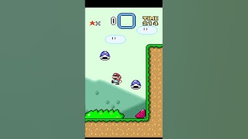 SMW Donut Plains 4 Double Shell Jump