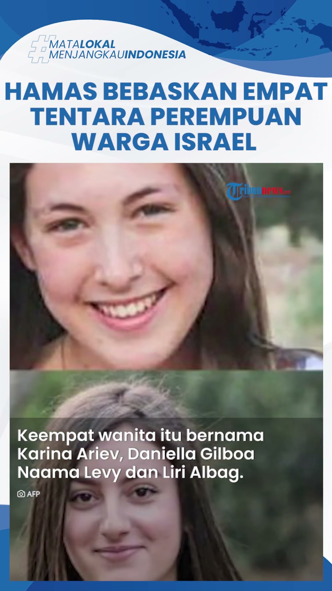 Hamas Bebaskan Empat Tentara Perempuan Israel yang Ditahan 15 Bulan, Keluarga Sempat Putus Asa