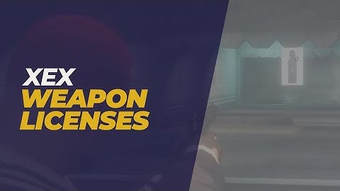 XeX Weapon Licenses - ESX Theoretical and Practical Weapon Exams with Shooting Range and UI