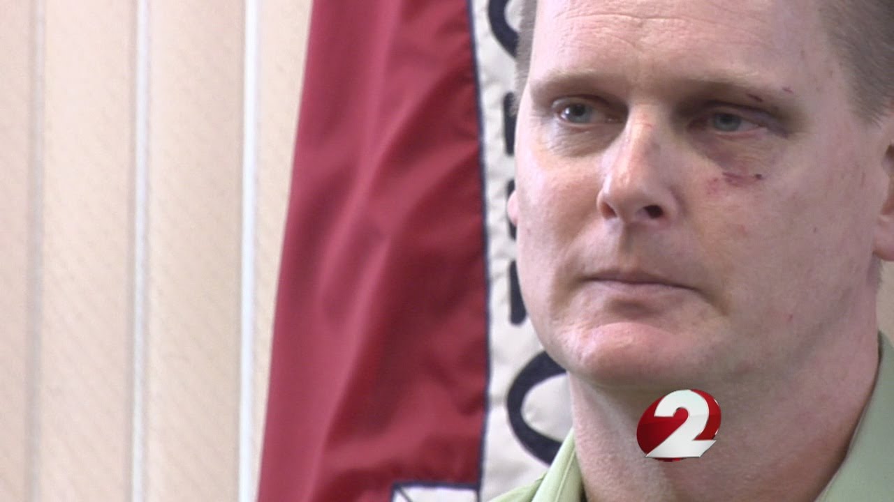 Fire Captain injured in crash talks - YouTube