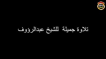 يَا أَيُّهَا النَّاسُ اعْبُدُوا رَبَّكُمُ الَّذِي خَلَقَكُم/ تلاوة جميلة للقارئ عبد الرؤوف حفظه الله