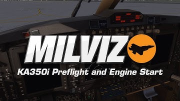 MilViz KA350i Pre-flight and Engine Start