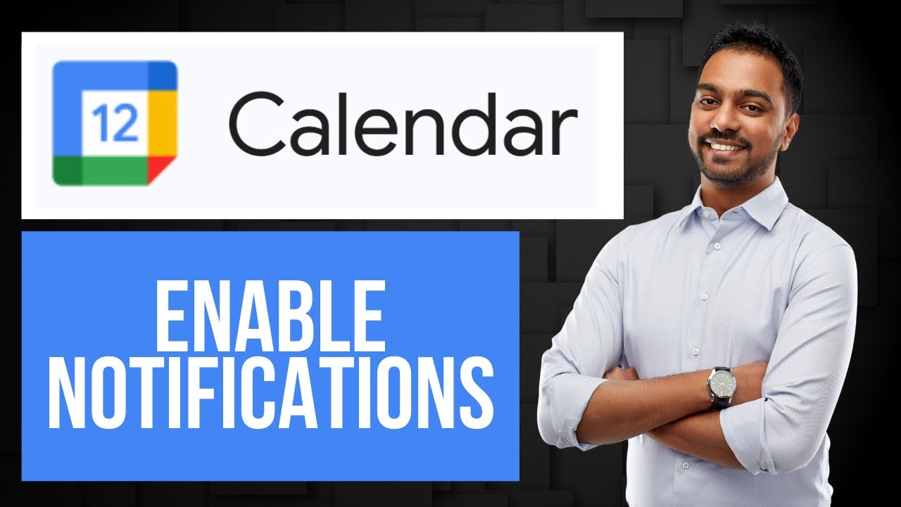 How to Enable Notifications on Google Calendar | Turn on Desktop ...