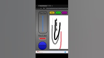 Demo of Drawing Application #coding #html #js #javascript #css #css3 #webdevelopment #programming