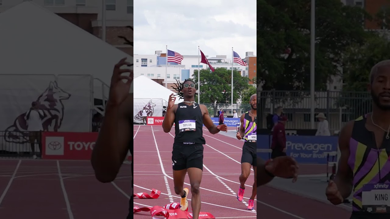 Watch Tate Taylor rewrite the high school record books again ππ₯ #track #200m #race