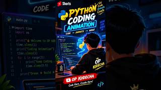 Python coding ka magic! 💻🔥 Dekho amazing glowing dragon animation aur #coding