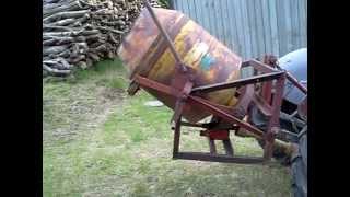 Teagle Tipmix tractor mounted concrete mixer