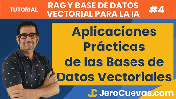 Tutorial RAG y base de datos vectoriales para IA 4:  Aplicaciones Base de Datos Vectoriales