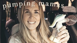PUMPING ROUTINE at work | NANOBEBE mason jar HACK | breast milk storage