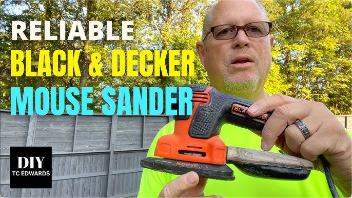 BLACK+DECKER KA161BC Mouse Detail Sander with Accessories 220 VOLTS NOT FOR  USA