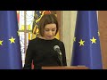 Briefing susținut de Președintele Republicii Moldova Maia Sandu după ședința CSS - 24 februarie 2022