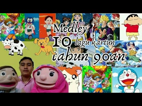 Medley lagu kartun anak tahun 90an  ventriloquist luqman 