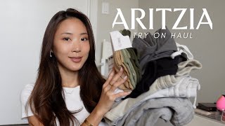 FALL ARITZIA TRY ON HAUL | BASICS & TNA WORKOUT CLOTHES